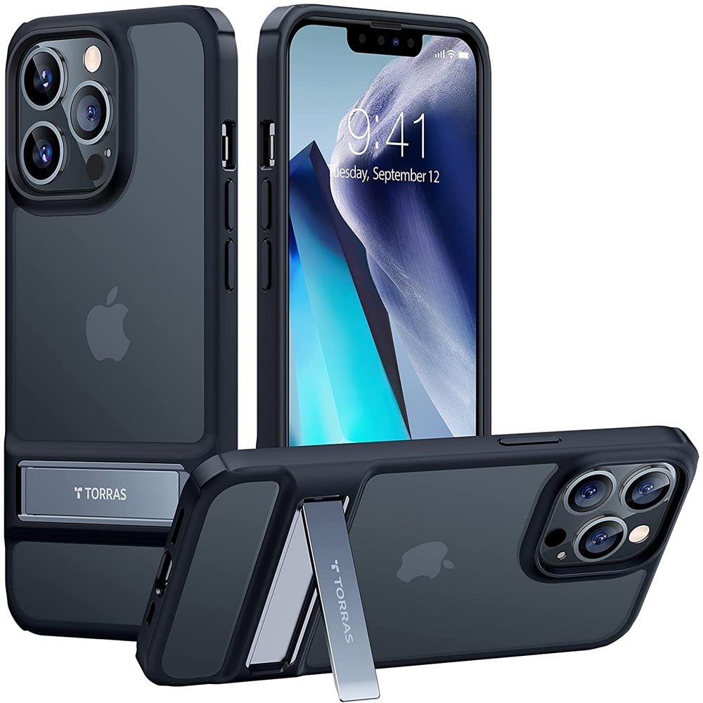 TORRAS MarsClimber Series iPhone 13 Pro Case - Black - Zayoom