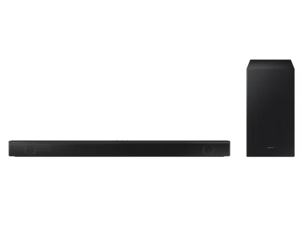 Samsung B-Series 2.1ch Dolby Audio and DTS Virtual:X Soundbar System With Wireless Subwoofer - Black - Zayoom