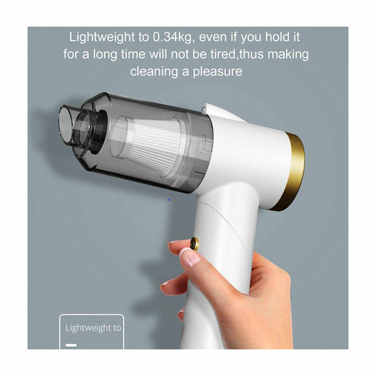 Suction Handheld Portable Vacuum Cleaner for Car, Pets & Home