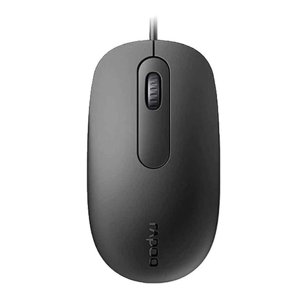 Rapoo Wired Mouse N200 - Black - Zayoom