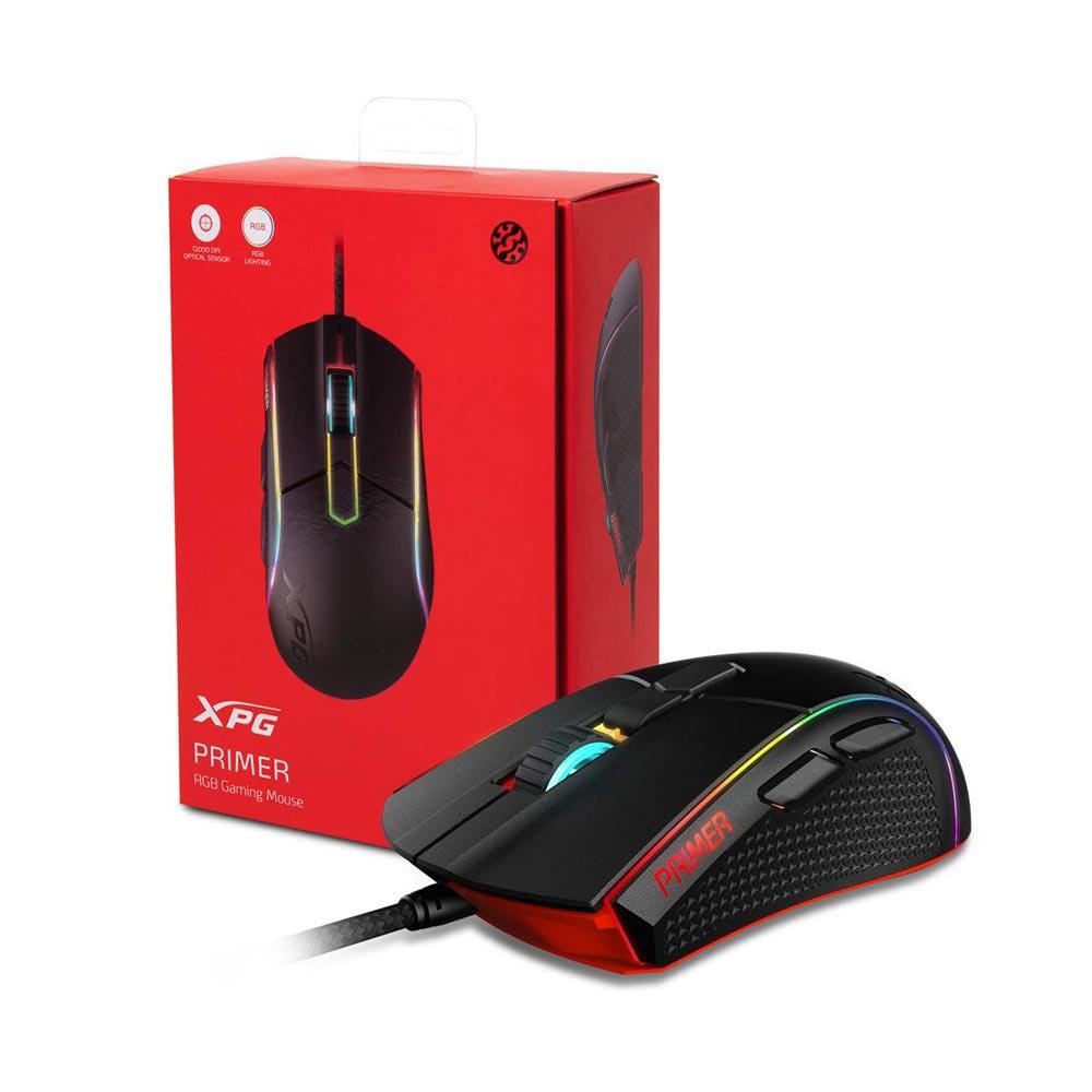 XPG Primer Gaming Wired Mouse - Black - Zayoom