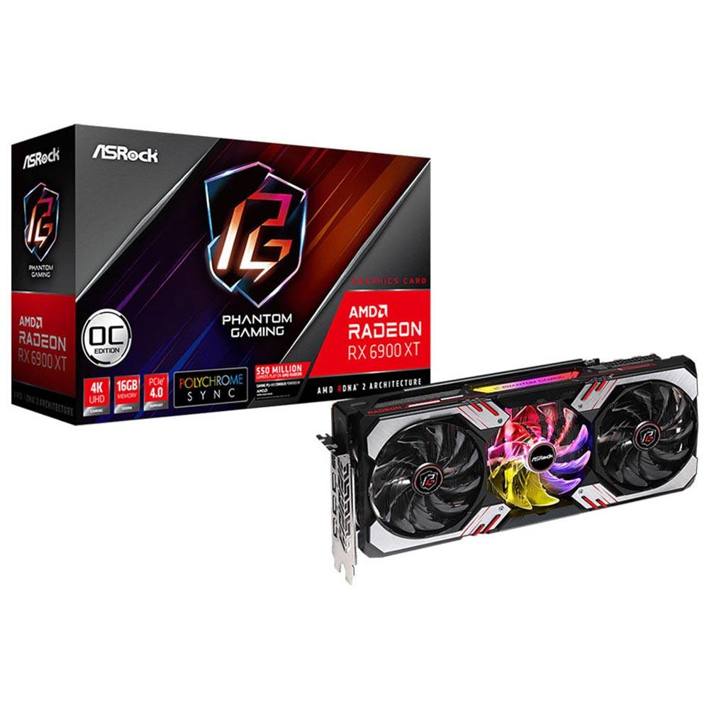 AsRock AMD Radeon RX 6900 XT Phantom Gaming D 16GB OC Graphics Card - Zayoom