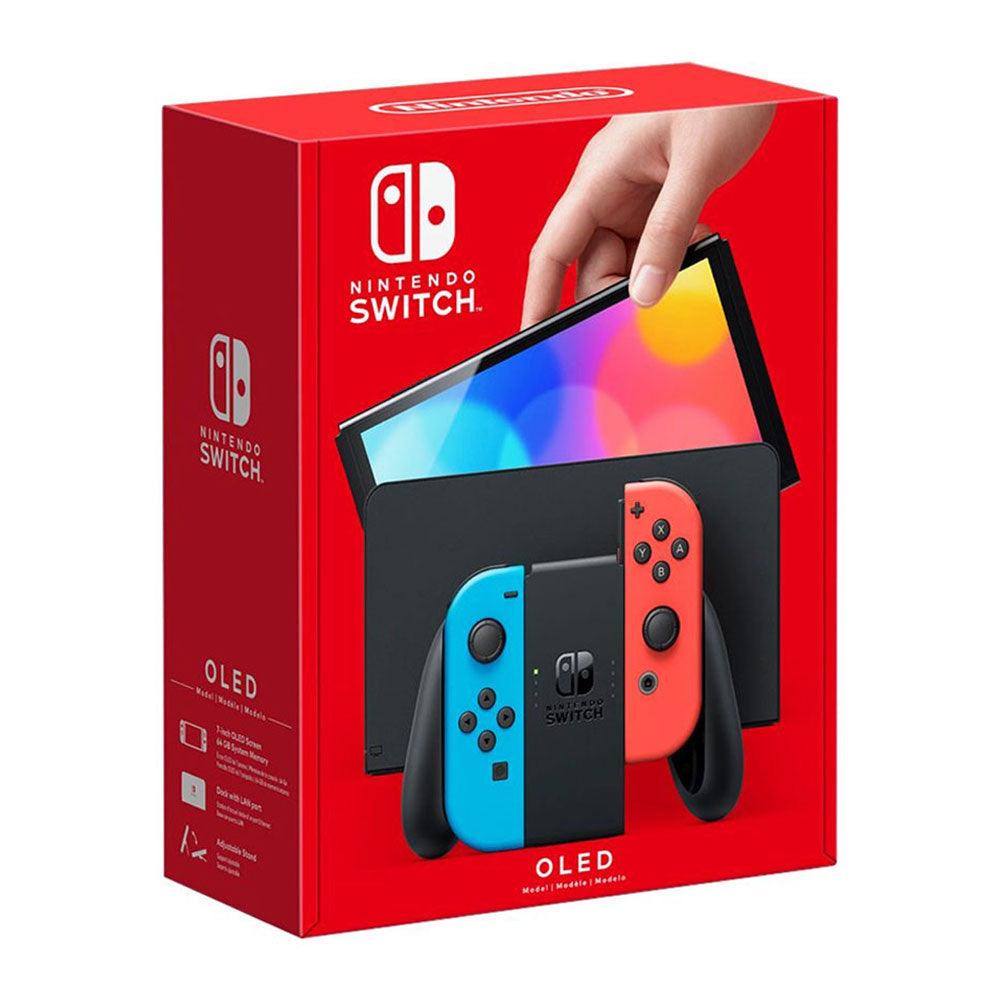Nintendo Switch - OLED Model Neon Blue/Neon Red set - Zayoom