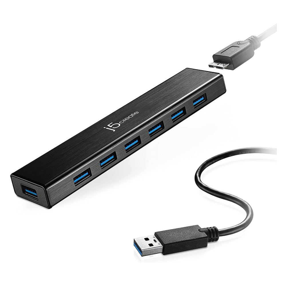 j5create USB 3.0 7-Port Hub Adapter - Zayoom
