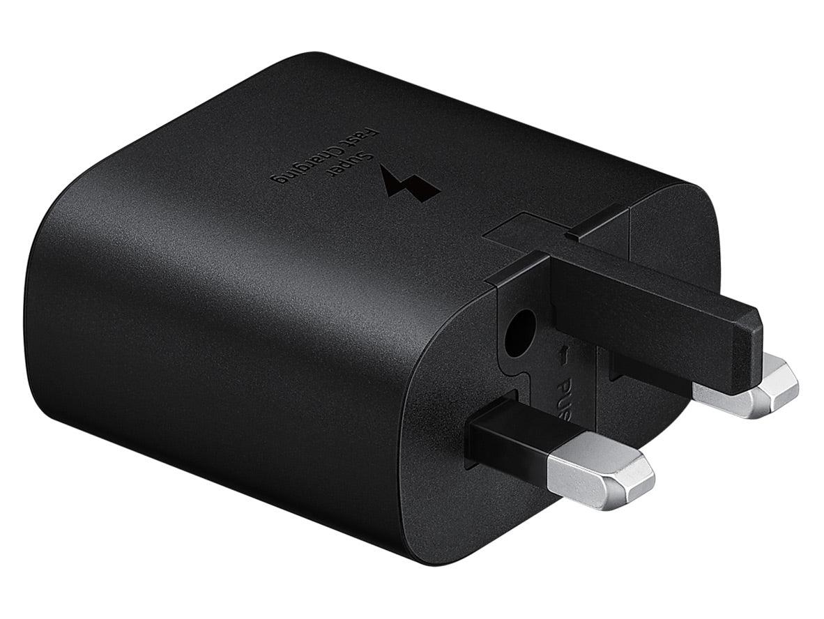 Samsung 25W Wall Charger For Super Fast Charging - Black (AS-IS) - Zayoom