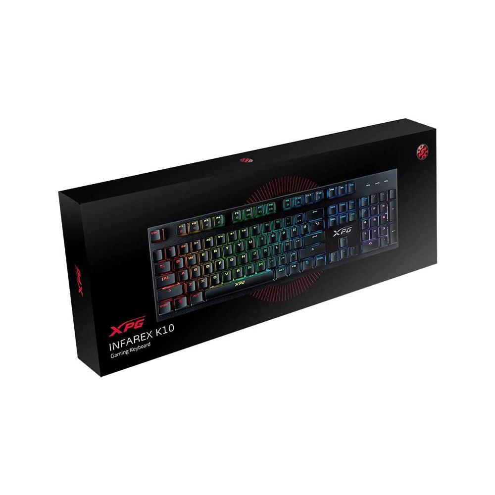 XPG INFAREX K10 Gaming Wired Keyboard - Black - Zayoom