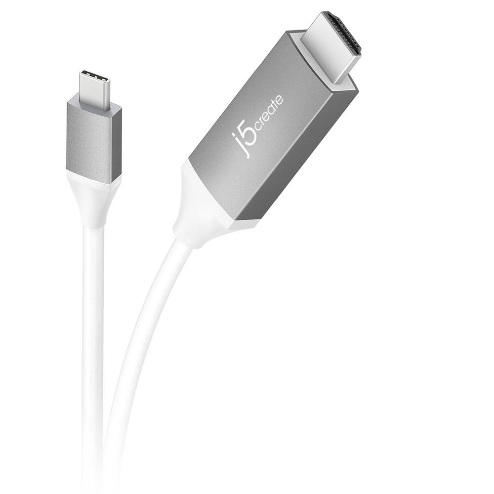 j5create USB-C to 4K HDMI Cable Adapter - Aluminium - Zayoom