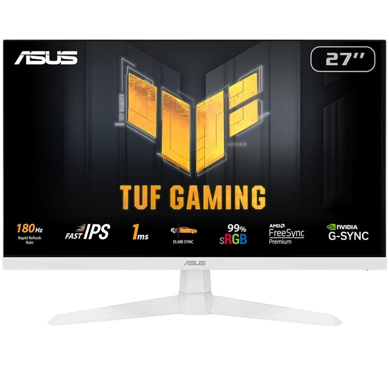 ASUS TUF GAMING VG279Q3A-W 27" FHD IPS, 180Hz, 1ms, AMD FreeSync Premium and G-SYNC Compatible Gaming Monitor