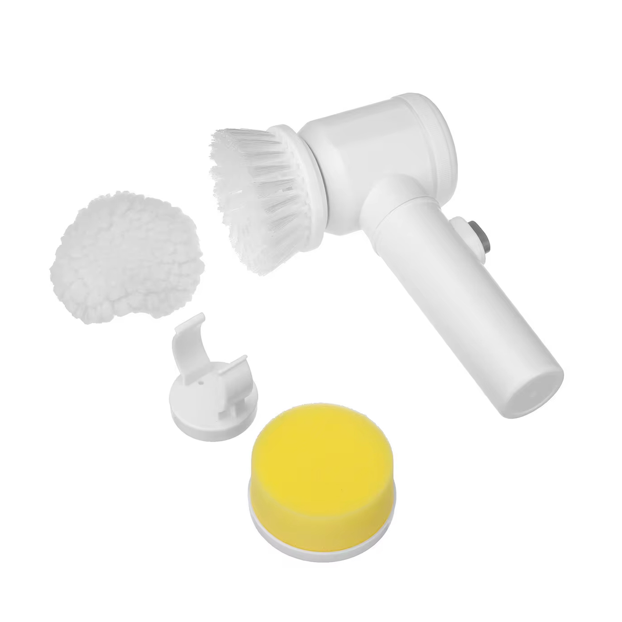 فرشاة كهربائية محمولة متعددة الوظائف 3 في 1 مع رؤوس متعددة الاستخدام للمطبخ والحمام