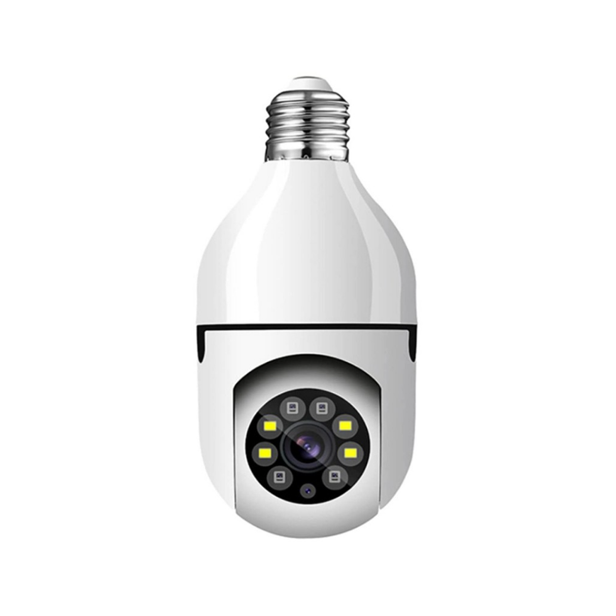 360° 2MP Bulb Fit Wireless WiFi Security Camera With Night Vision and Motion Detection