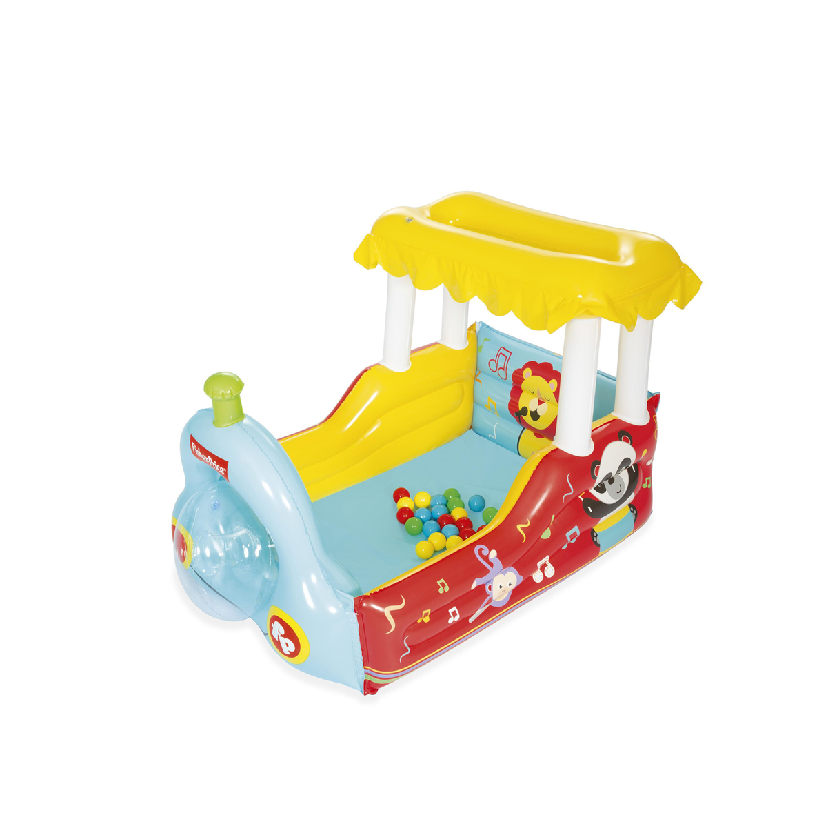 Bestway 1.32m x 94cm x 89cm Train Ball Pit Age 2+ - Zayoom