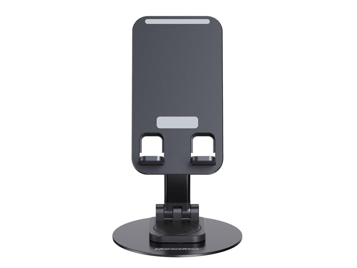 Rockrose 360° Rotatable & Foldable Desktop Phone Stand Grey - Zayoom