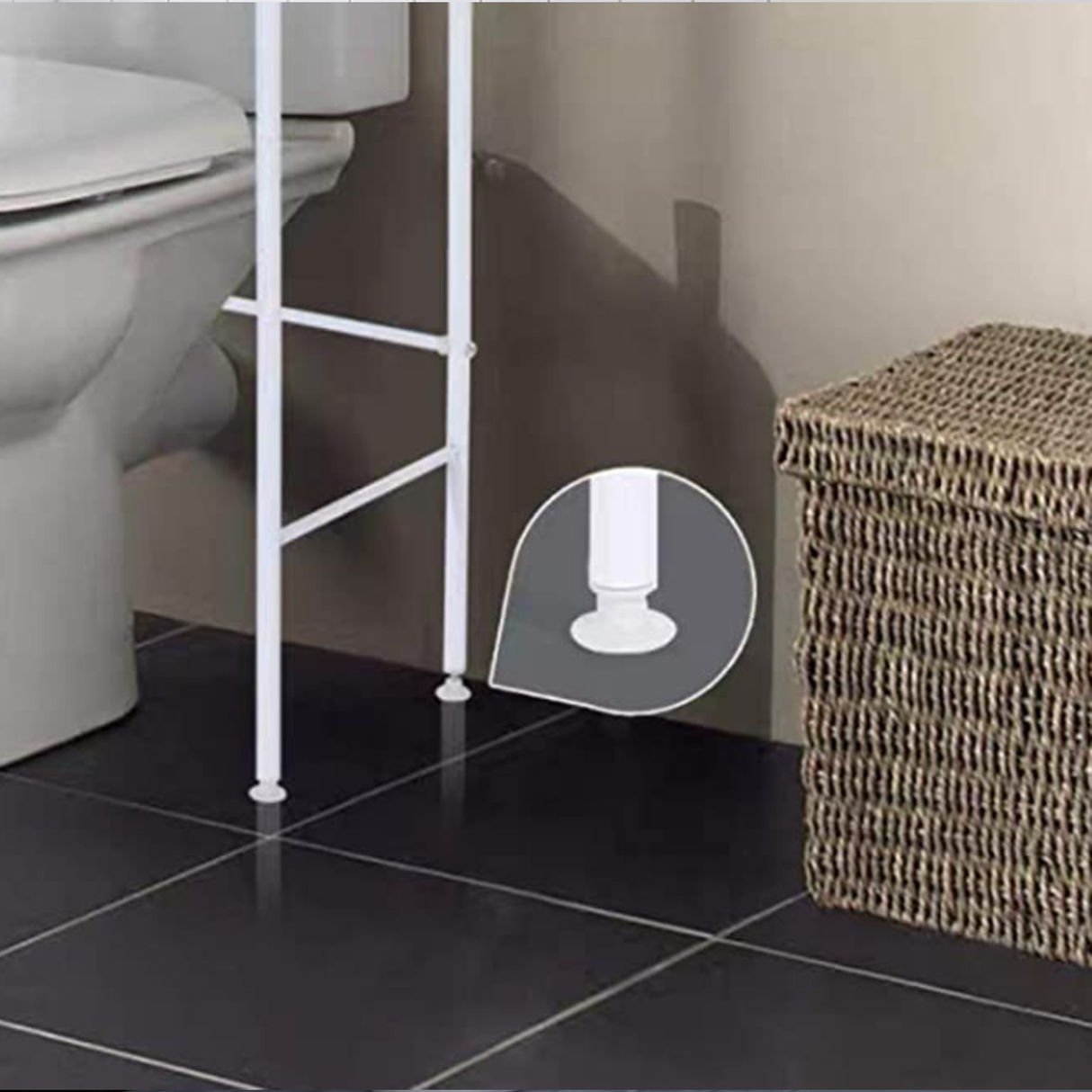 3 Level Shelf for Bathroom Essentials made with Steel and more Storage Organization