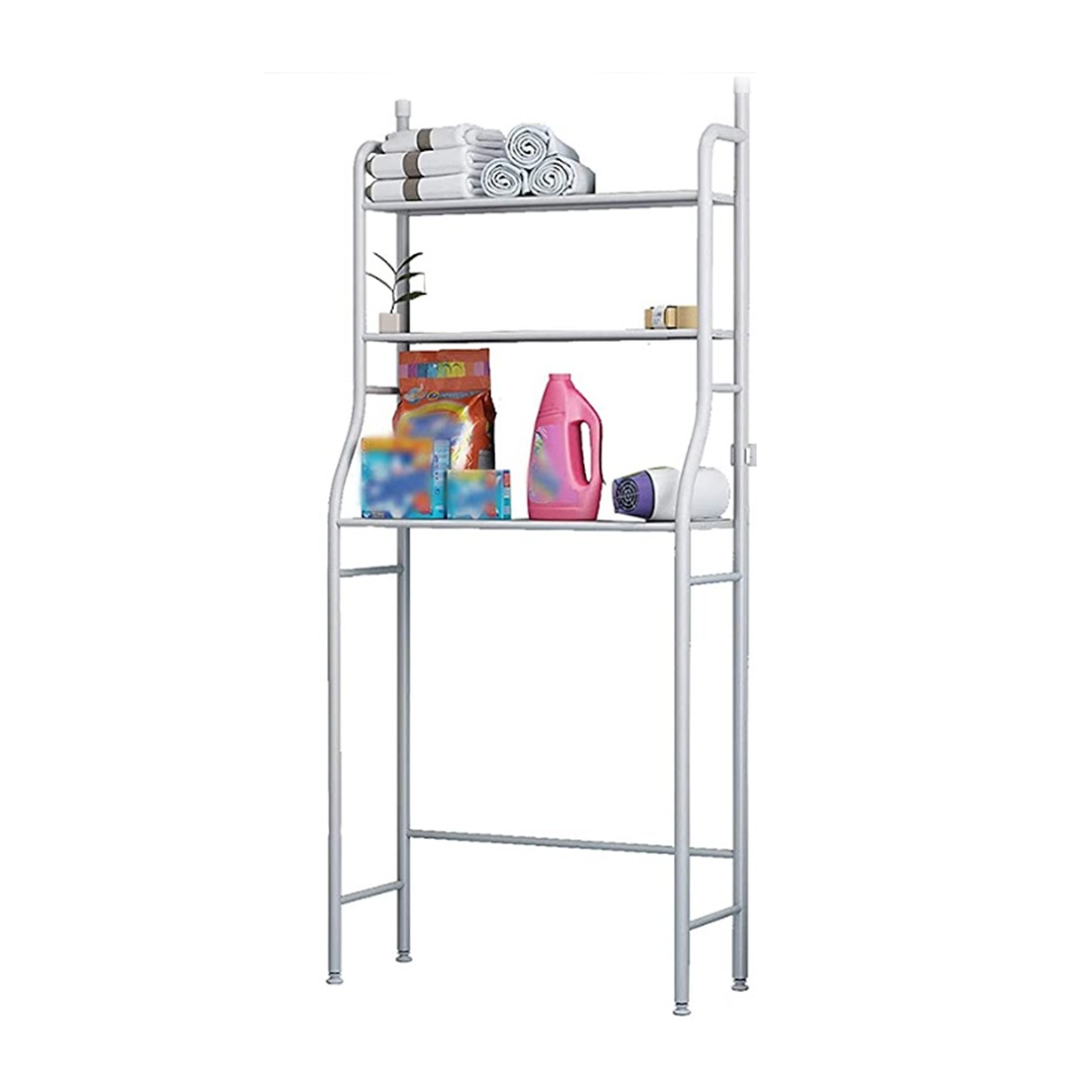 3 Level Shelf for Bathroom Essentials made with Steel and more Storage Organization
