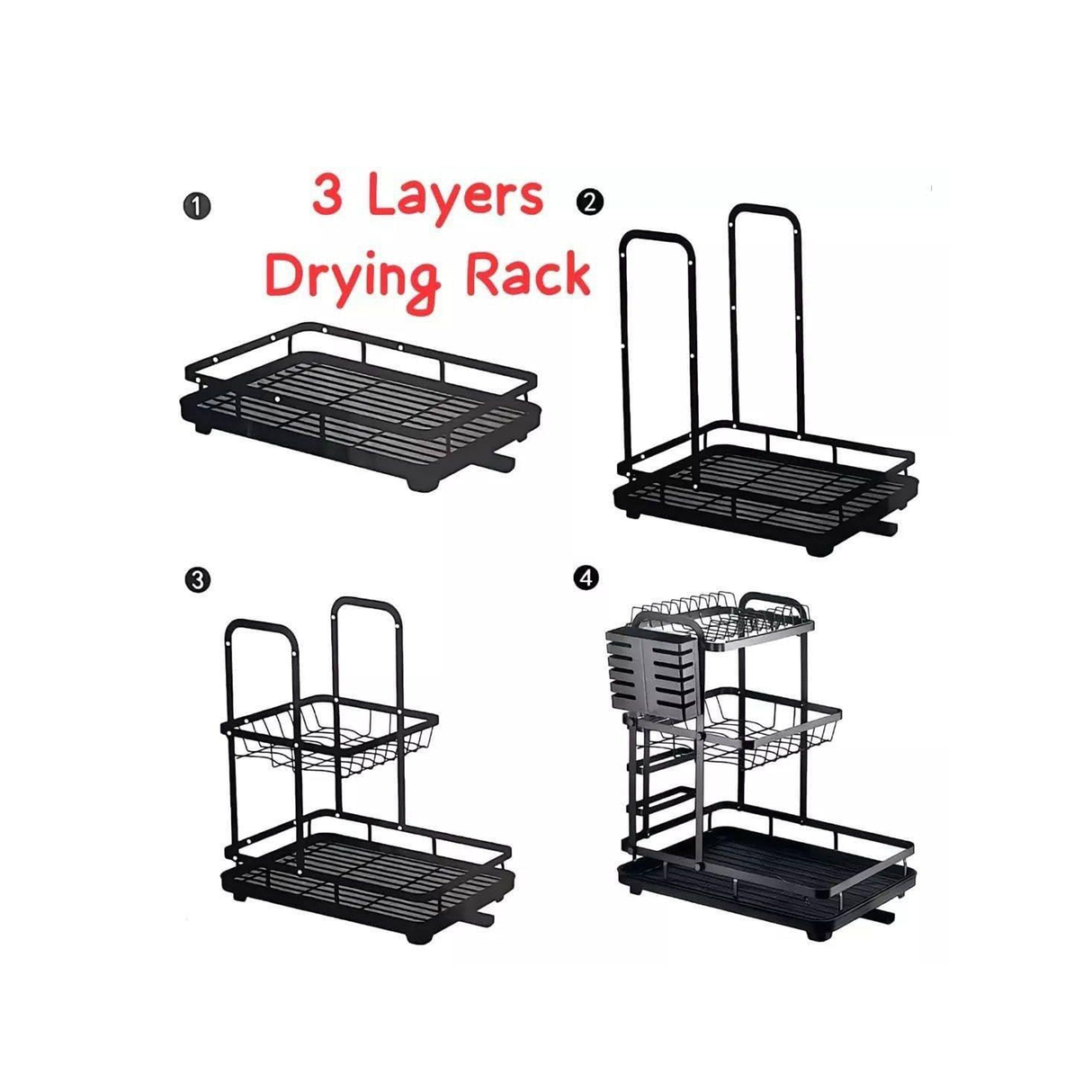 3 Tier Kitchen Rack