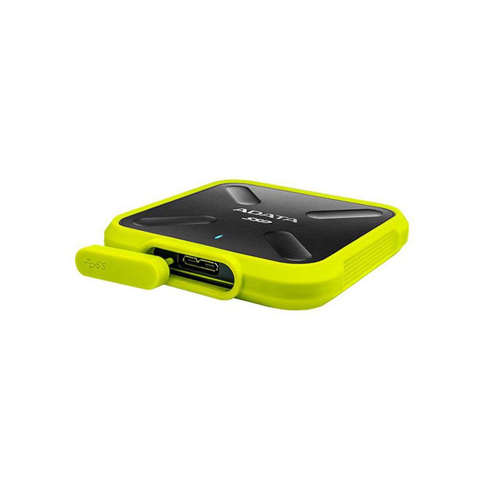 ADATA SD700 3D NAND External Solid State Drive - Yellow - Zayoom