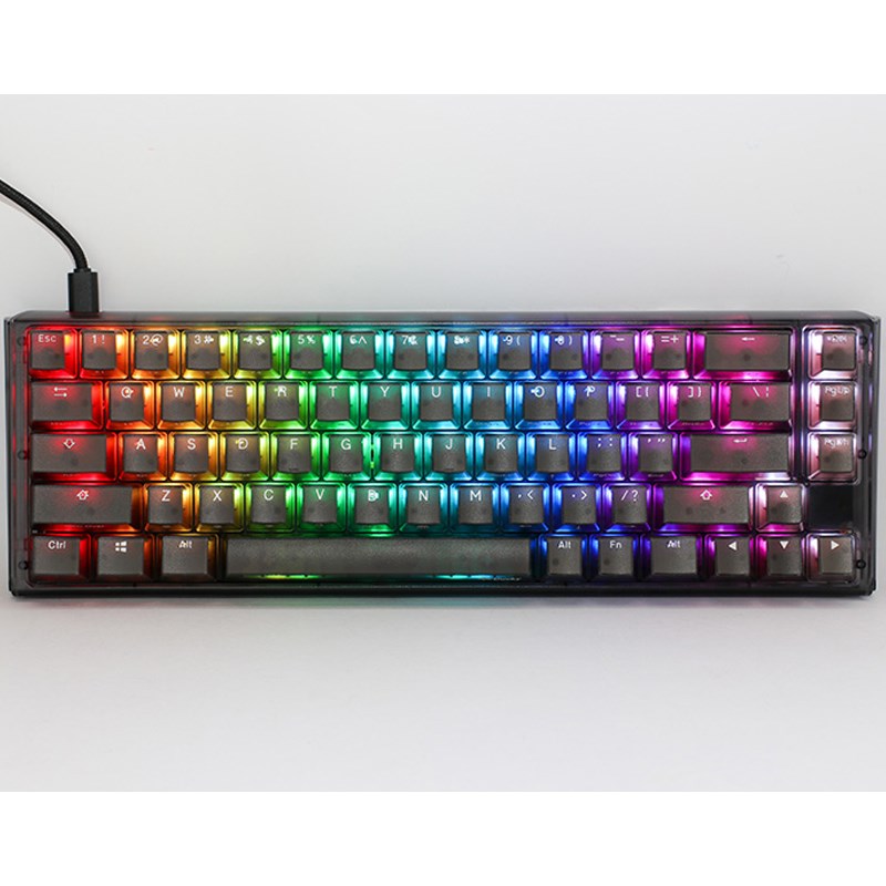 داكي اون 3 SF آر جي بي كيبورد ألعاب ميكانيكية سلكية قابلة لتبديل المفاتيح (مفاتيح Blue) - أورا بلاك (تخطيط عربي)