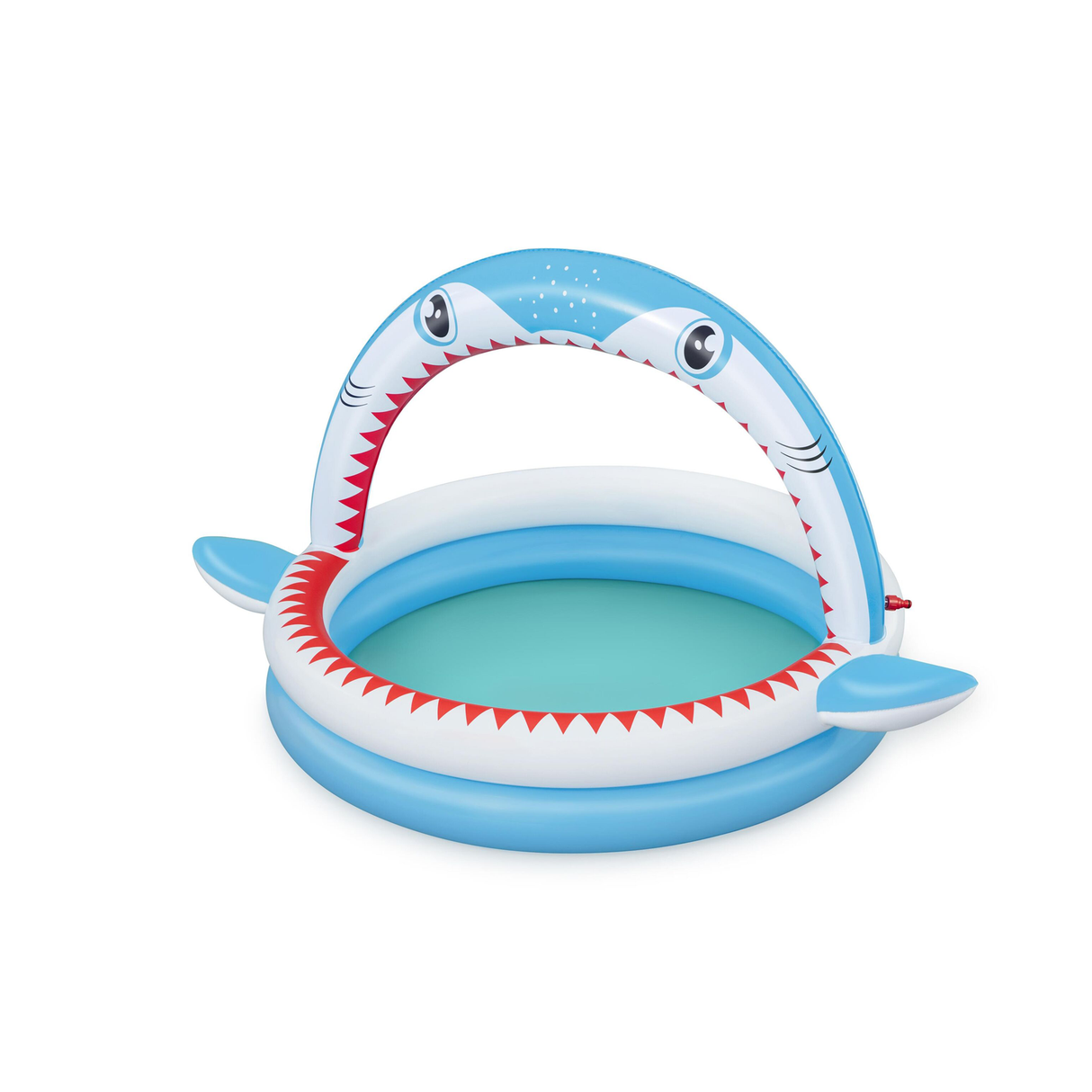 Bestway 1.63m x 1.27m x 92cm Sharktastic Sprinkler Play Pool Age 2+ - Zayoom