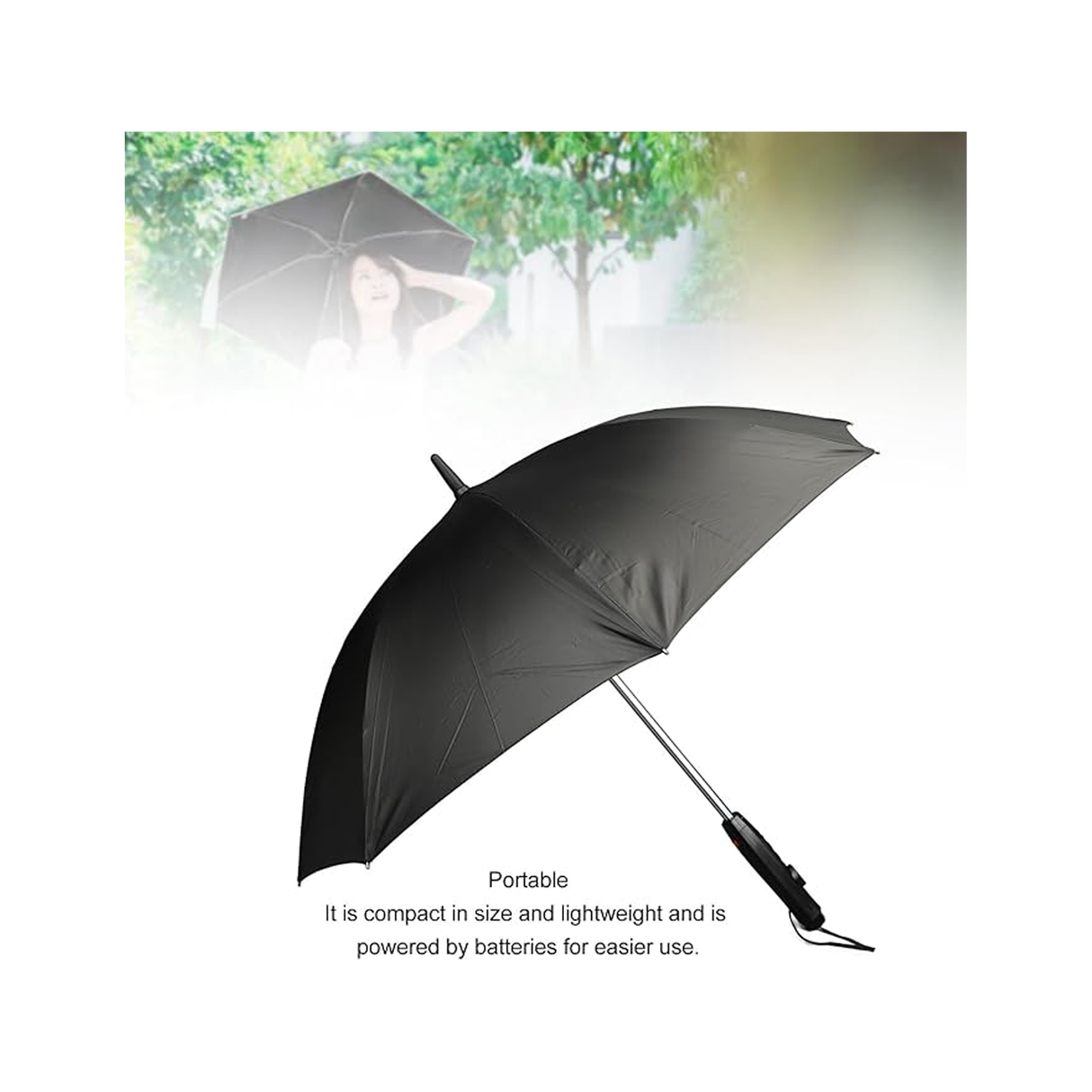 3 in 1 Umbrella With Fan and Spray