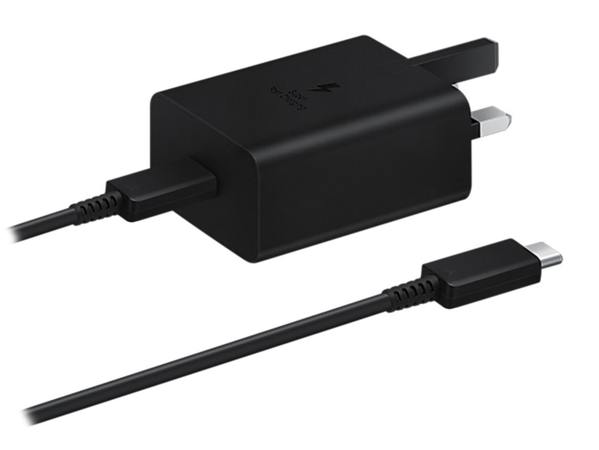Samsung 45W Power Adapter With Cable 1.8m 5A USB-C to USB-C - Black - Zayoom