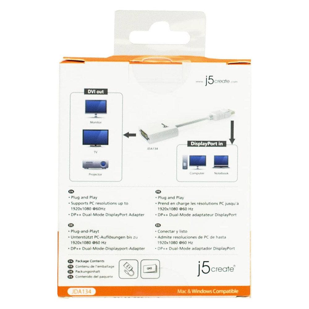 j5create Display Port To DVI Adapter - Zayoom