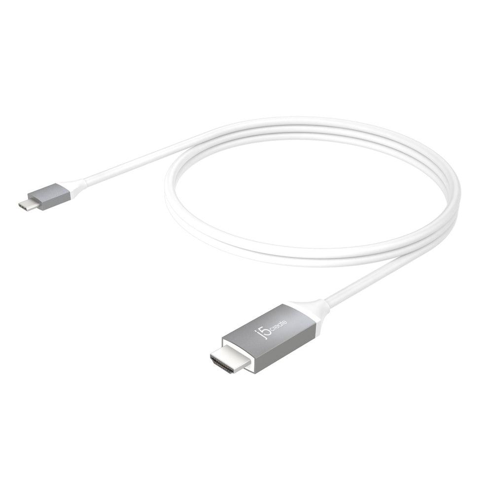 j5create USB-C to 4K HDMI Cable Adapter - Aluminium - Zayoom