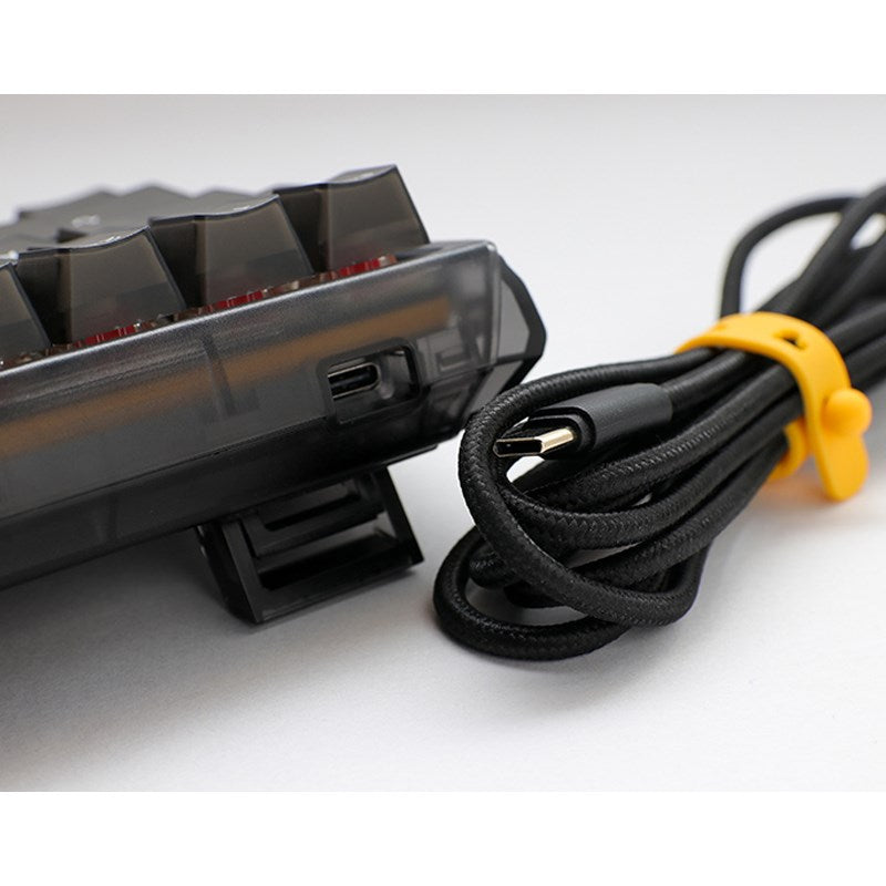 داكي اون 3 SF آر جي بي كيبورد ألعاب ميكانيكية سلكية قابلة لتبديل المفاتيح (مفاتيح Blue) - أورا بلاك (تخطيط عربي)