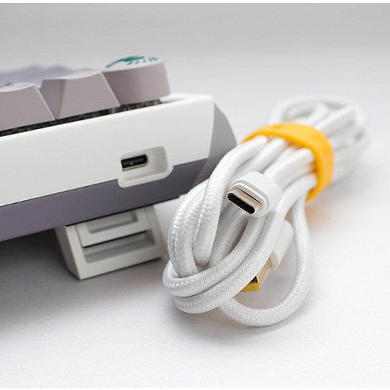 داكي اون 3 SF آر جي بي كيبورد ألعاب ميكانيكية سلكية قابلة لتبديل المفاتيح (مفاتيح Blue) - ميست جراي (تخطيط عربي)