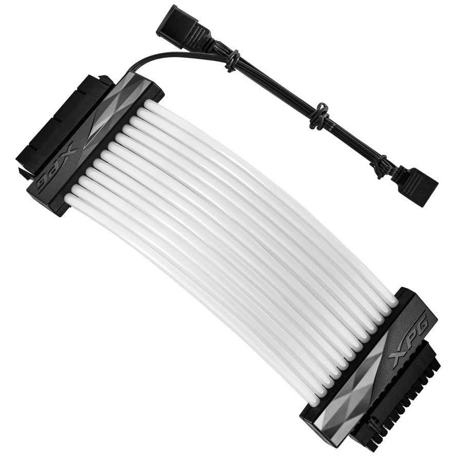 XPG Prime ARGB Motherboard Extension Cable - White - Zayoom