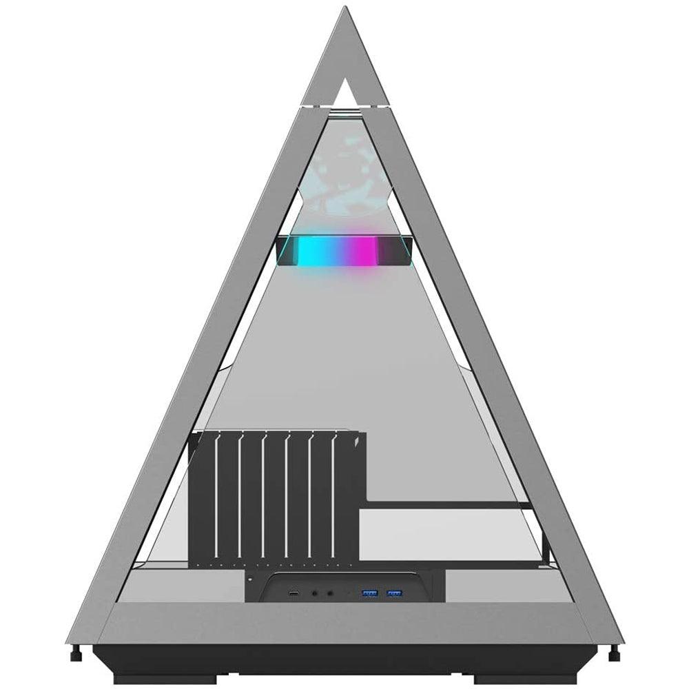 AZZA Pyramid Innovative With RGB Fan - PC Case - Black - Zayoom