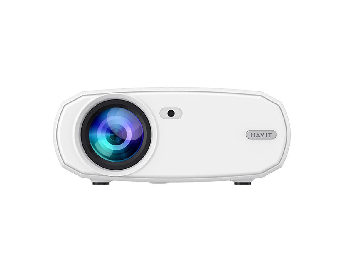 HAVIT PJ202 Pro 4K Smart Projector Pro - White - AS-IS (Open Box) - Zayoom