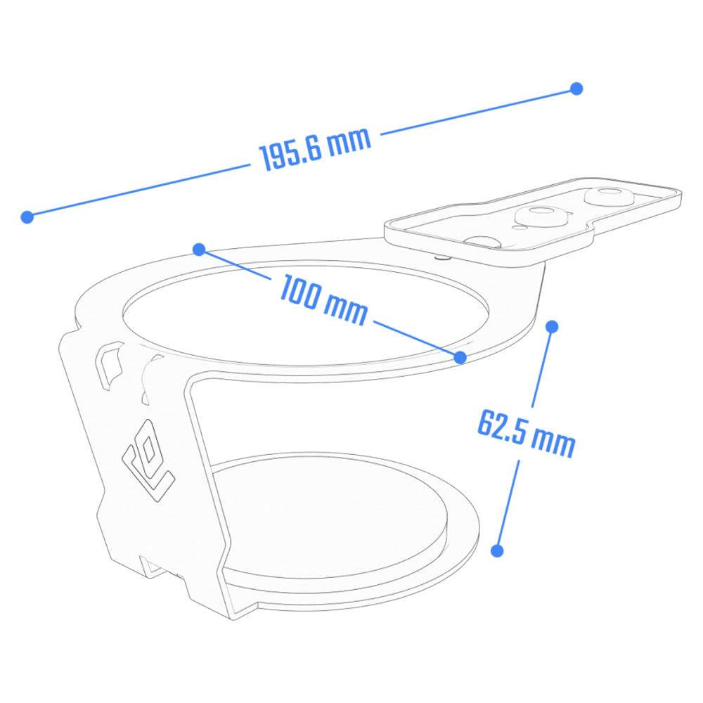Dezctop Cup Holder - Black - Zayoom