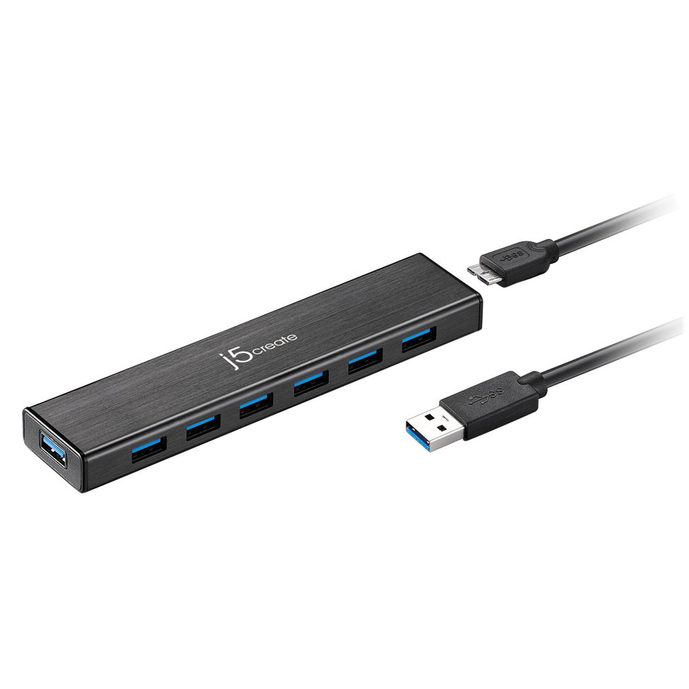 j5create USB 3.0 7-Port Hub Adapter - Zayoom