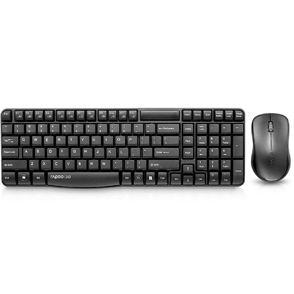 Rapoo Pro Combo (KB+MSE) Wireless X1800 - BLACK - Zayoom