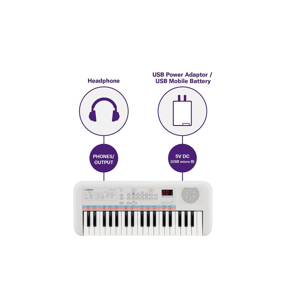 Yamaha (PSS-E30) Portable Keyboard With 37 Mini Keys - Piano - Zayoom
