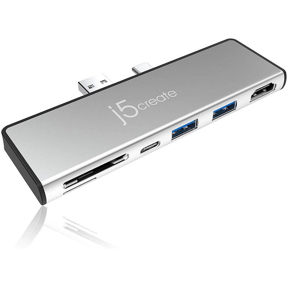 j5create ULTRADRIVE MINIDOCK For Surface Pro 7 Docking Stations - Sliver - Zayoom