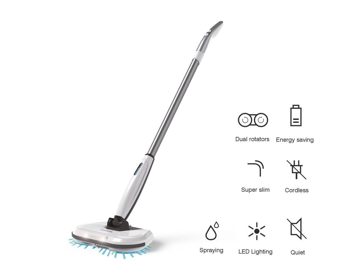NHE Cordless Electric Spin Mop with Built-In 300ML Water Tank - Zayoom