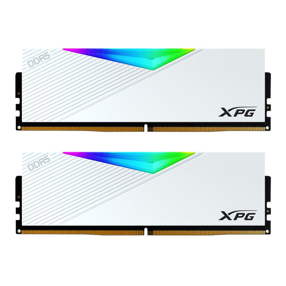 XPG Lancer - 32GB (2x16GB) - 6400MHz RGB DDR5 Memory RAM - White - Zayoom