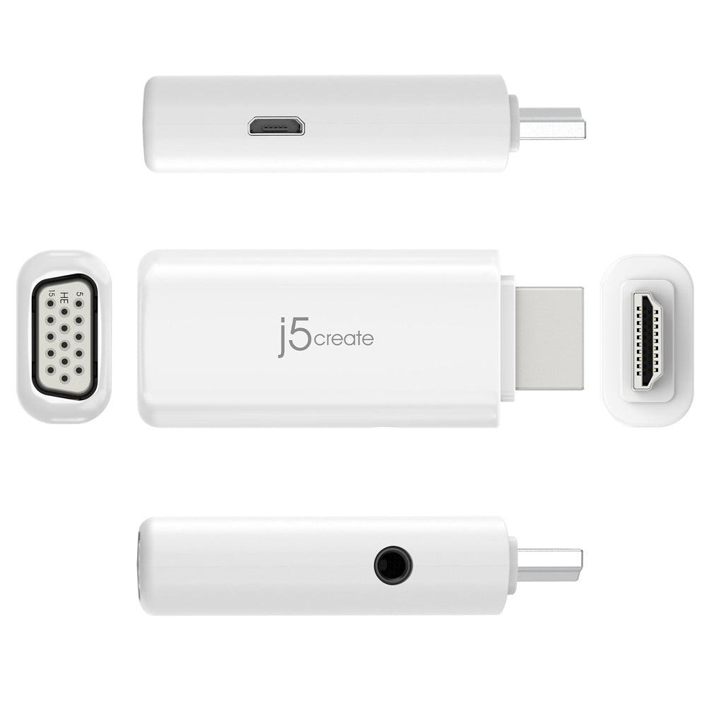 j5create HDMI To VGA Video Adapter With Audio - Zayoom