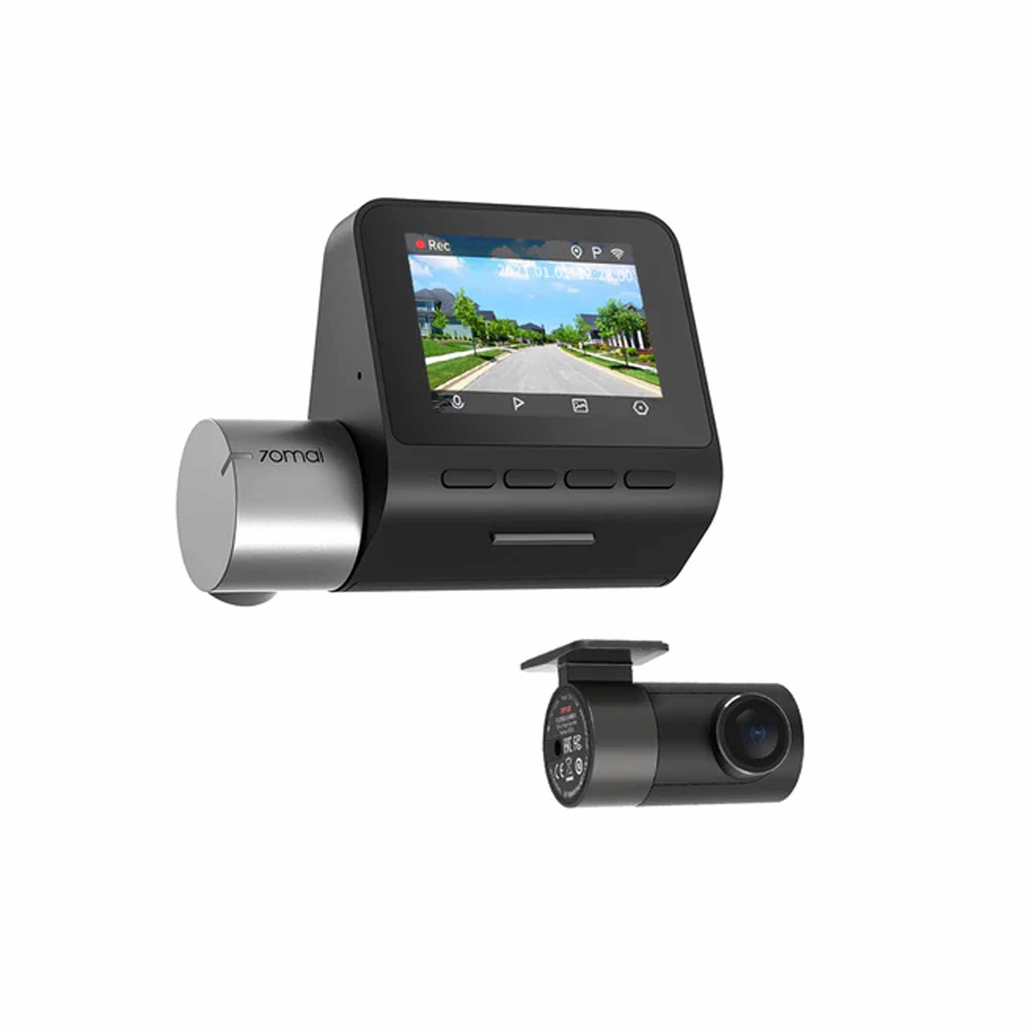 70mai Dash Cam A500S 2.7K HD with 2Inch Screen & Dual-Channel