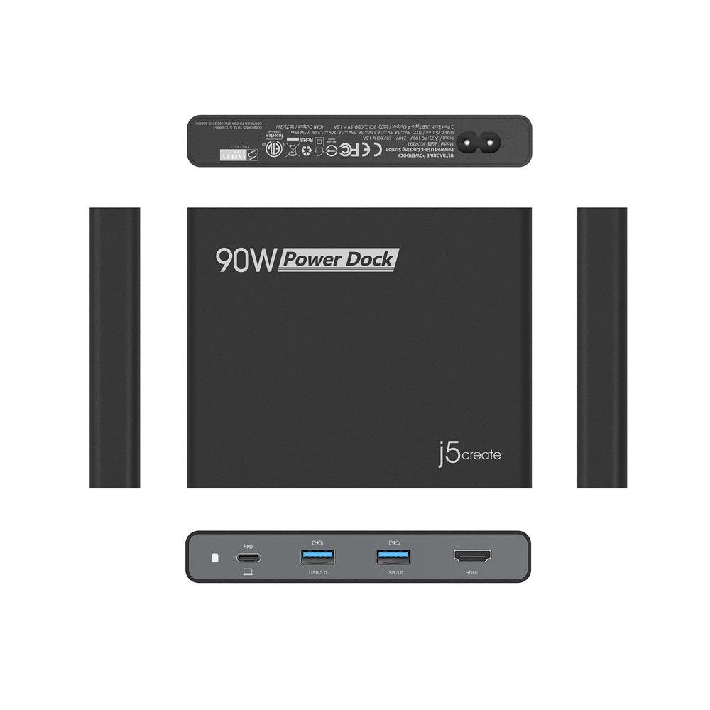 j5create 90W PD USB-C Docking Station - Zayoom