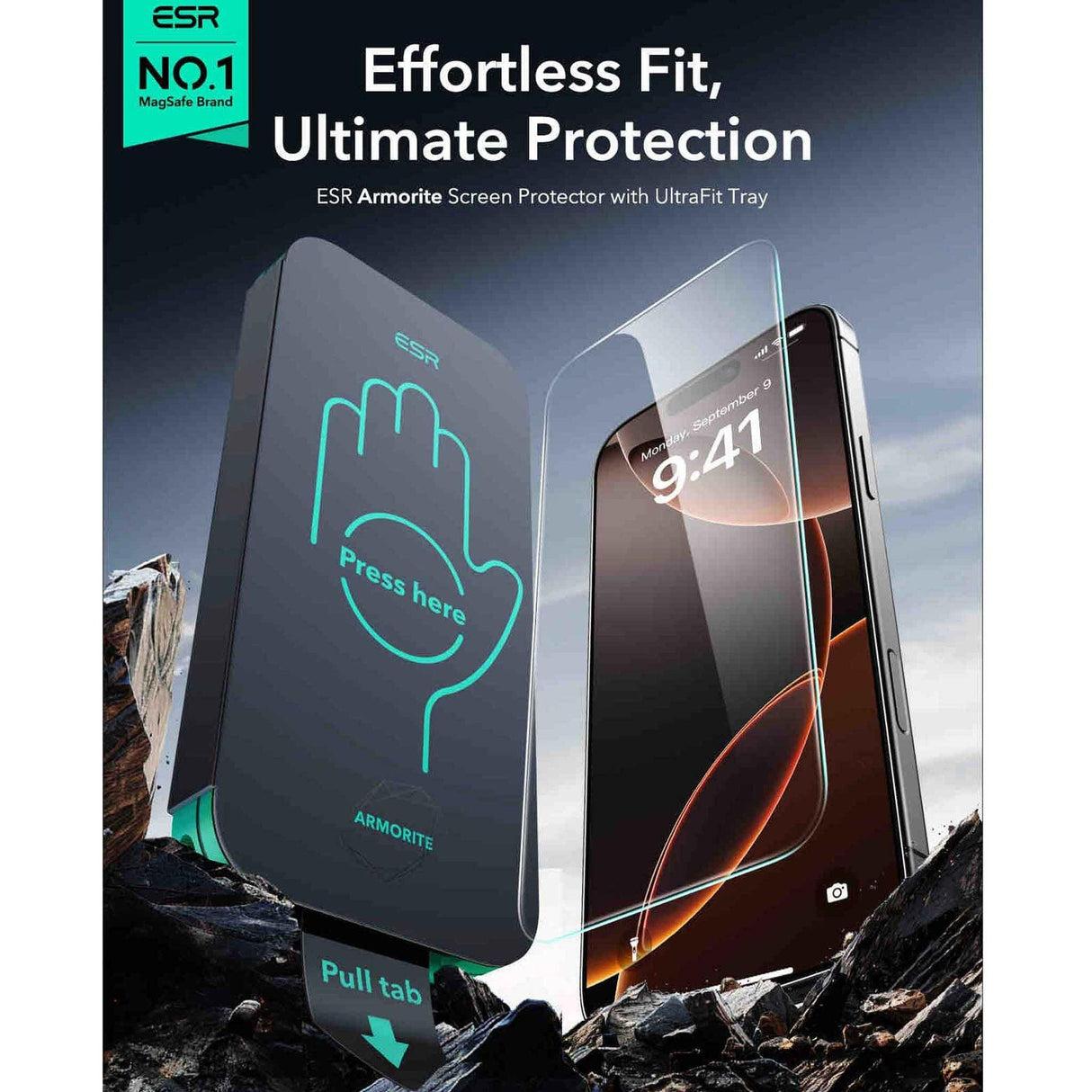 ESR - iPhone 16 Pro Max Armorite - Screen Protector - Zayoom