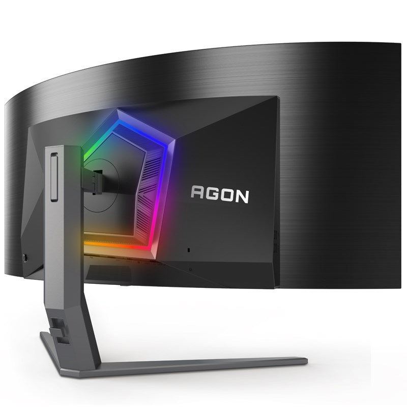 إيه أو سي أغون برو AG456UCZD شاشة ألعاب منحنية 45 بوصة WQHD OLED - 240 هرتز - 0.03 مللي ثانية - متوافقة مع فري سينك بريميوم وجي-سينك - أسود
