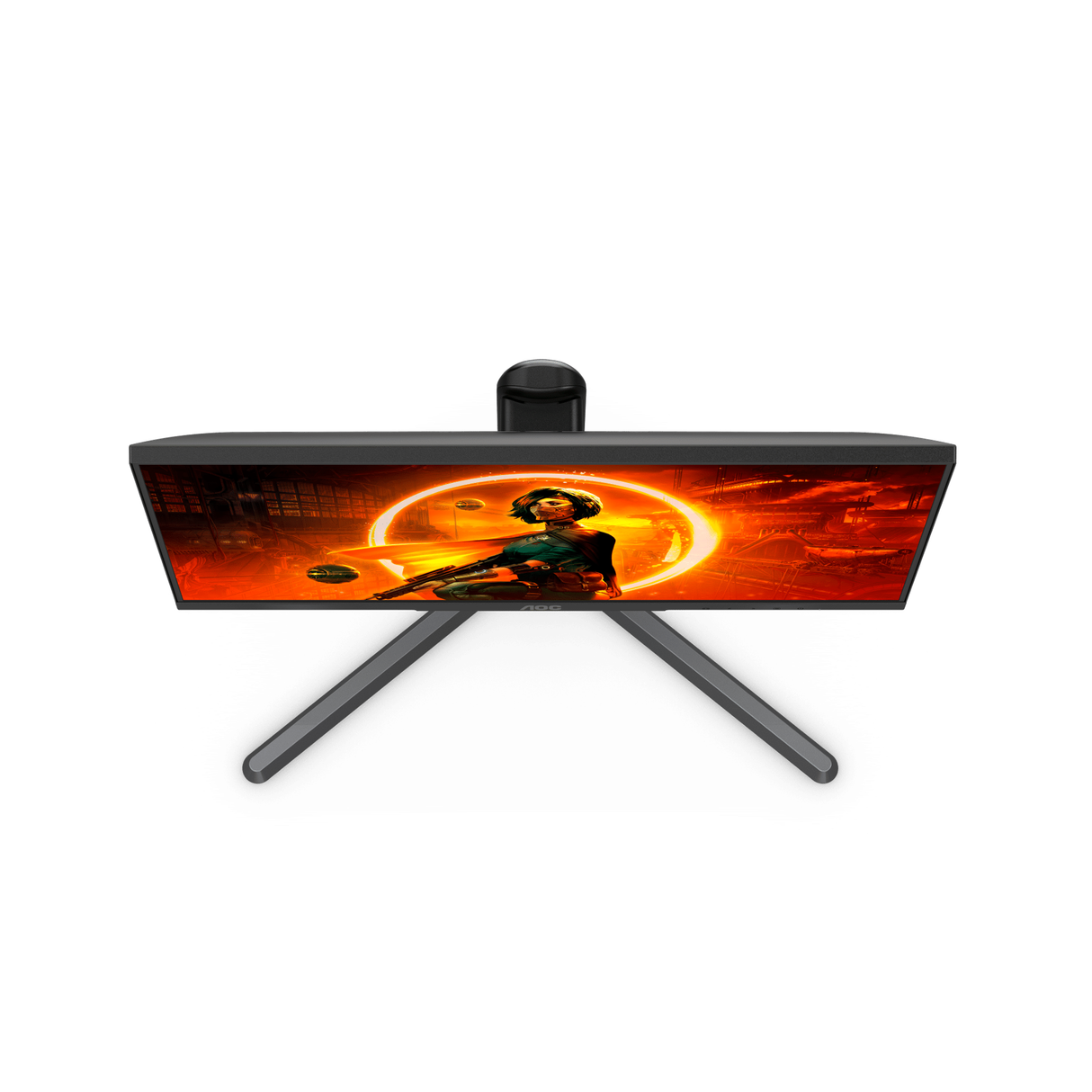 إيه أو سي U27G3X شاشة ألعاب 27 بوصة 4K UHD IPS - 160 هرتز - 1 مللي ثانية - HDMI 2.1 أداپتيف سينك - أسود