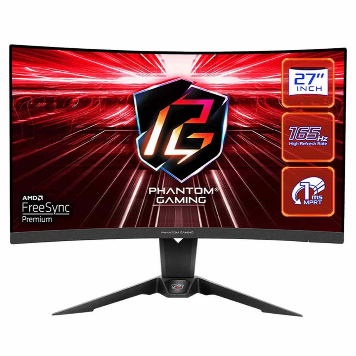 ASRock Phantom - PG27Q15R2A - 27 Inch - QHD - 165Hz - Curved Gaming Monitor - Zayoom