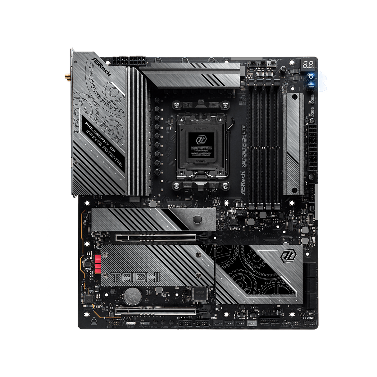 ازروك Z870E تايتشي ليت واي فاي 7 دي دي ار 5 ايه ام 5 اية تي اكس مذربورد