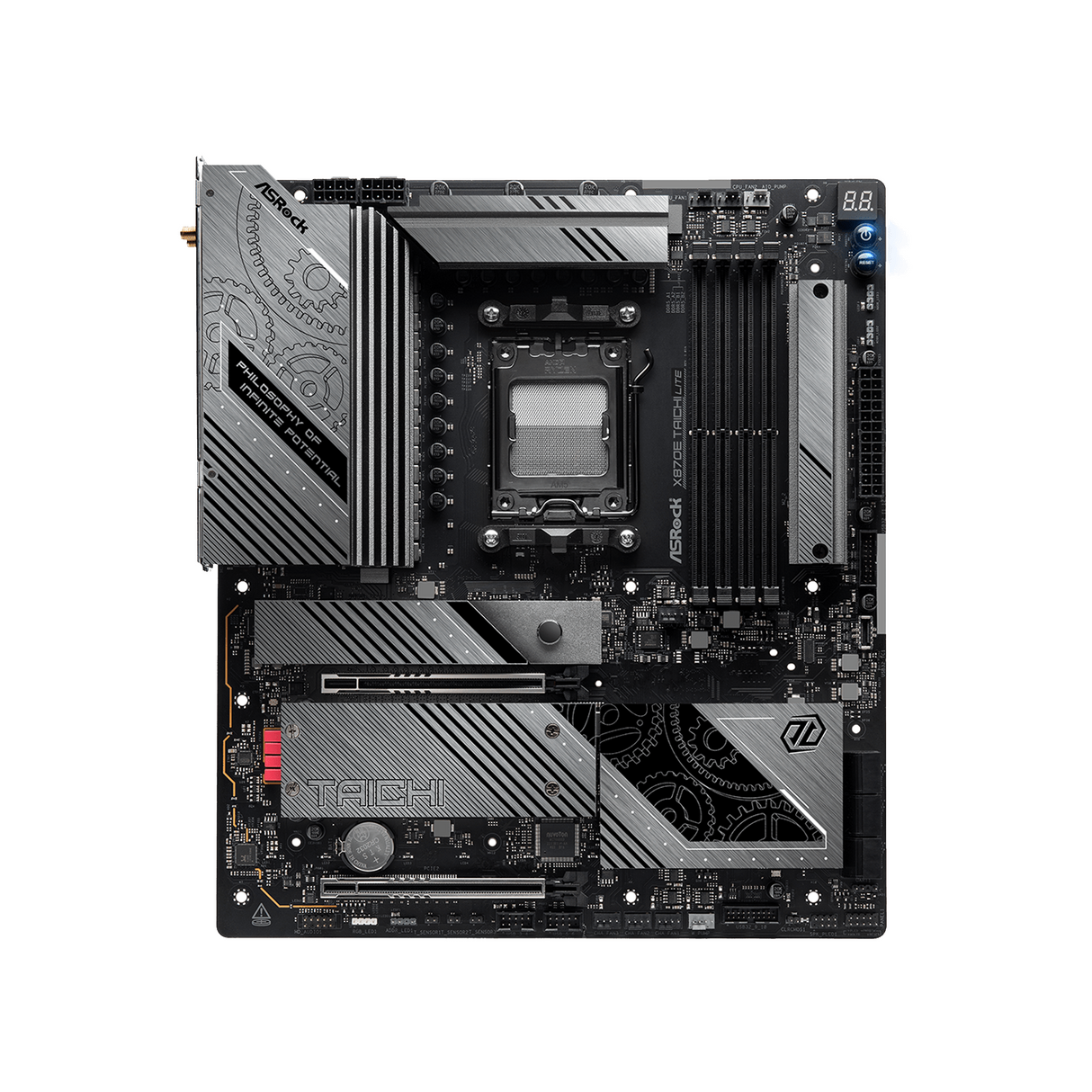 ازروك Z870E تايتشي ليت واي فاي 7 دي دي ار 5 ايه ام 5 اية تي اكس مذربورد