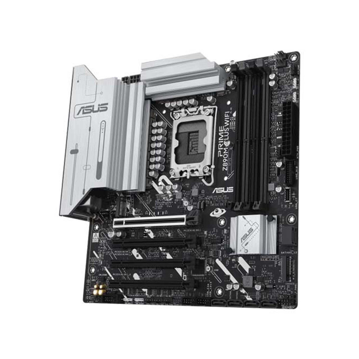 ASUS Prime Z890M-Plus WiFi DDR5 mATX Motherboard - Black - Zayoom