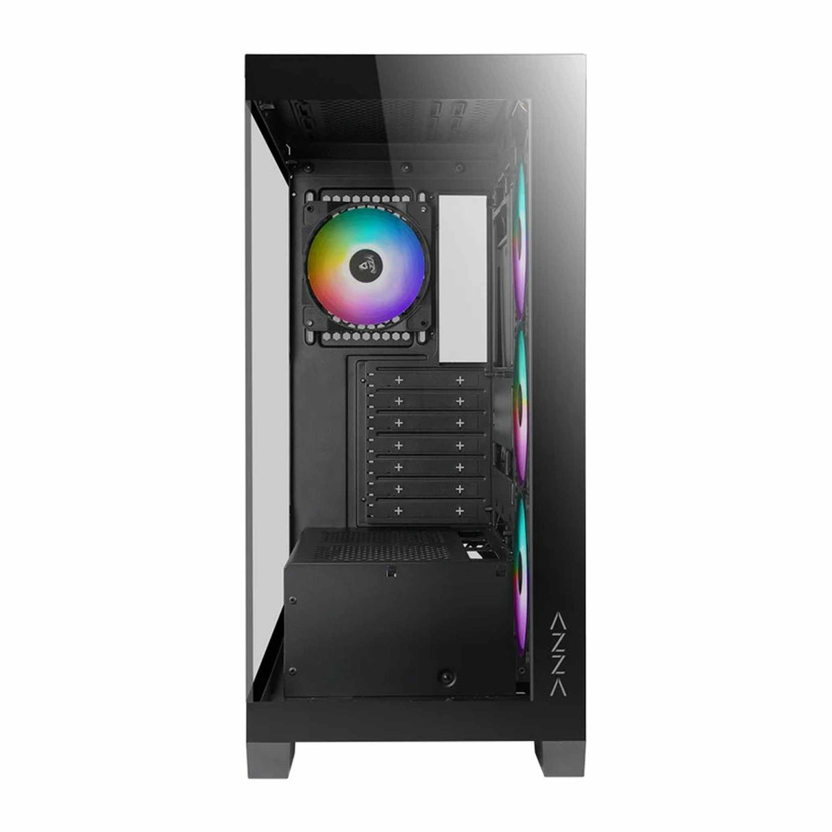 AZZA Cove Mid-Tower PC Case - Black - Zayoom