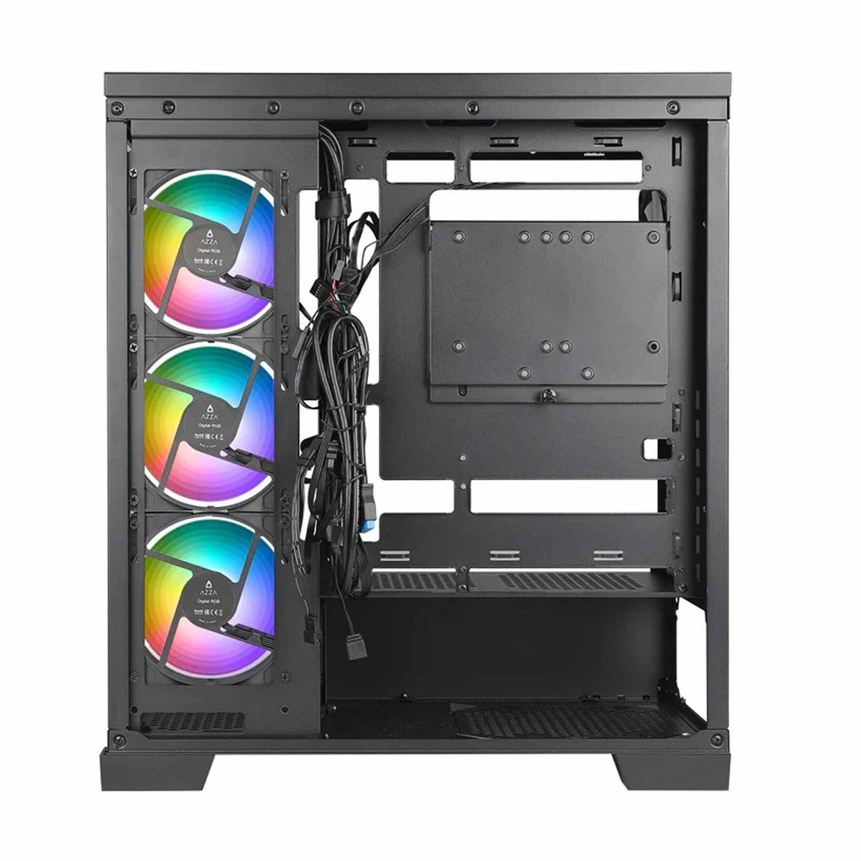 AZZA Cove Mid-Tower PC Case - Black - Zayoom